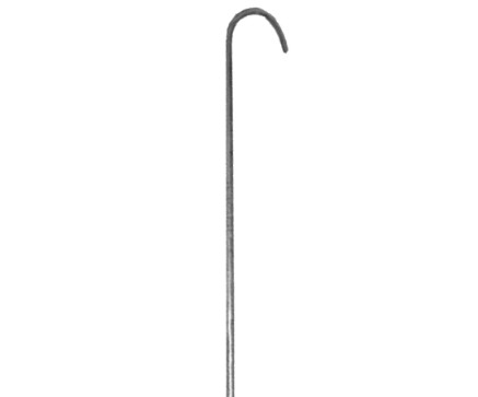 BASTON DE F°G° DE 3/4 CON CURVA DE 180°