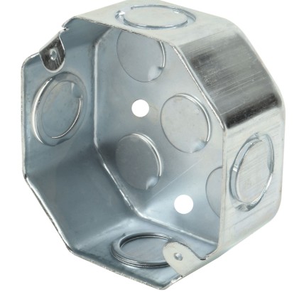 CAJA OCTAGONAL DE METAL