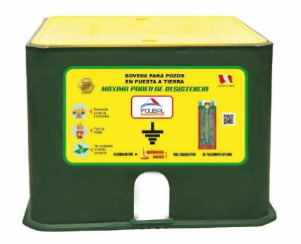 CAJA CUADRADA DE POLICARBONATO DE 40 X 40 CM